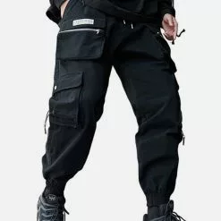 Nevstudio NEV Three-dimensional Zipper Pockets Cargo Pants