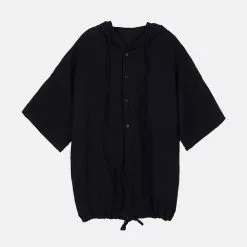 Nevstudio NEV Dark Elastic Oversized Hooded Shirt