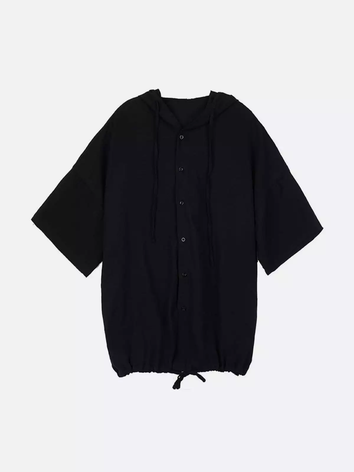 Nevstudio NEV Dark Elastic Oversized Hooded Shirt 3 Nevstudio NEV Dark Elastic Oversized Hooded Shirt