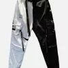 Nevstudio NEV Patchwork Ribbons Print Cargo Pants -Outlet Sweaters Store 1 740b1da2 e34c 443c 9449 82363afd3f8c