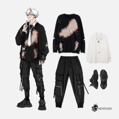 Nevstudio NEV Chain Tie Long Sleeve Shirt -Outlet Sweaters Store 1 87a36118 454c 4b5e 83ef e093e0e920f5