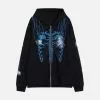 Nevstudio NEV Dark Resurrected Skeleton Fleece Zip Up Hoodie -Outlet Sweaters Store 1 d04852de a412 49f9 b14e a6e2bb818086