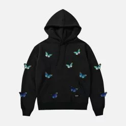 Nevstudio NEV Gradient Butterfly Fleece Hoodie