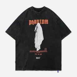 Nevstudio NEV Middle Finger Ghost Print Washed Tee