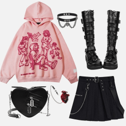 Nevstudio NEV Cartoon Line Character Print Hoodie -Outlet Sweaters Store 1 f87a9f08 be9d 4b3c b2ef 8c7d49dc3c34