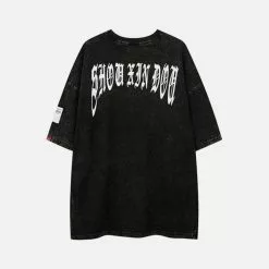 Nevstudio NEV Cross Print Washed Graphic Tee -Outlet Sweaters Store 2 250d8270 420d 481c a127 eb46b7eff5f1