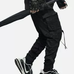 Nevstudio NEV Techwear Ribbons Elastic Pleated Cargo Pants -Outlet Sweaters Store 2 686ffc56 1534 4b52 8d6d 262521c46602