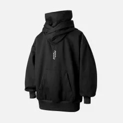 Nevstudio NEV Double Neckline Oversized Hoodie