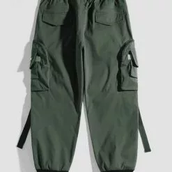 Nevstudio NEV Function Buttons Ribbons Zipper Pockets Cargo Pants -Outlet Sweaters Store 2 9c880a84 257d 4358 8db5 f6b9051e489d