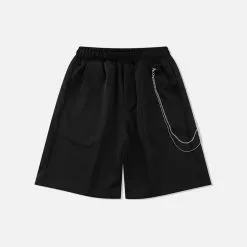 Outlet Sweaters Store 40 Nevstudio NEV Zipper Chain Pocket Shorts