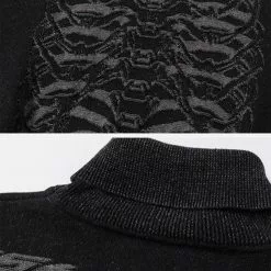 Nevstudio NEV Dark Mechanical Skeleton Print Knitted Sweater -Outlet Sweaters Store 3 720fbc06 2b12 451e b346 b1640b78e362