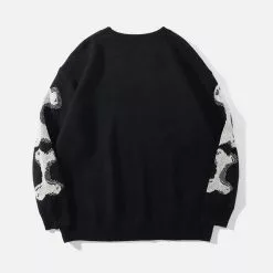 Nevstudio NEV Skeleton Print Knit Sweater -Outlet Sweaters Store 3 720x 060f785f 9a67 4b85 a669 226a1ea4f48c