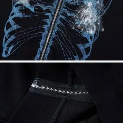 Nevstudio NEV Dark Resurrected Skeleton Fleece Zip Up Hoodie -Outlet Sweaters Store 3 898b0efd 2f52 4469 ac93 2e0f2b2bf9a2