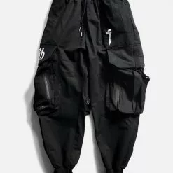 Nevstudio " Destruction God Black Angel " Cargo Pants