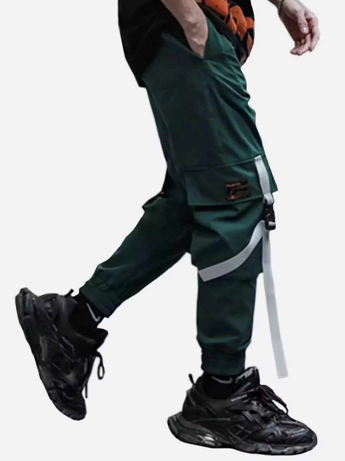 Nevstudio NEV Label Barcode Print Cargo Pants 5 Nevstudio NEV Label Barcode Print Cargo Pants - Image 3