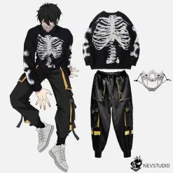 Nevstudio NEV Skeleton Print Knit Sweater -Outlet Sweaters Store 4 29f8ac0f 675a 4c7a 8a8d ca69f9bc3a61