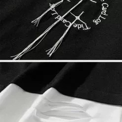 Nevstudio NEV Tassel Cross Graphic Tee -Outlet Sweaters Store 4 817be660 726d 4cce 9d7f b0a944193472