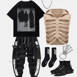 Nevstudio NEV Cutout Hooded Vest -Outlet Sweaters Store 4 9d501f37 fe23 424c a0e6 90fe1a4e8fa6