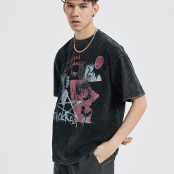 Nevstudio NEV Washed Thriller Comic Graphics Tee -Outlet Sweaters Store 5B349372 17CB 4547 A0F3 82D5D9F6E3AF