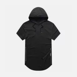 Nevstudio NEV Function Side Zipper Hooded Tee