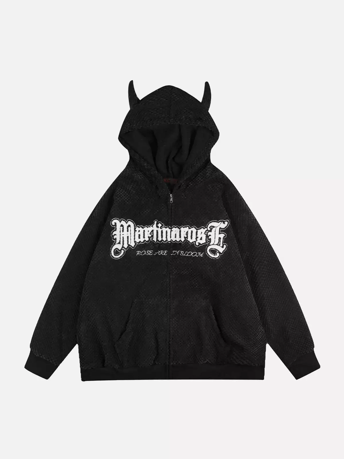 Nevstudio NEV Gothic Letter Devil Head Hoodie 3 Nevstudio NEV Gothic Letter Devil Head Hoodie