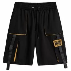 Nevstudio NEV Patchwork Ribbon Cargo Shorts -Outlet Sweaters Store BHZ152064 PatchworkRibbonCargoShorts2