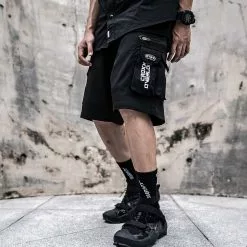 Nevstudio NEV Combat Letter Print Multi Pockets Nylon Shorts -Outlet Sweaters Store jpeg 0063bcd3 ad7f 49b8 8acc 1a11dcb0537d