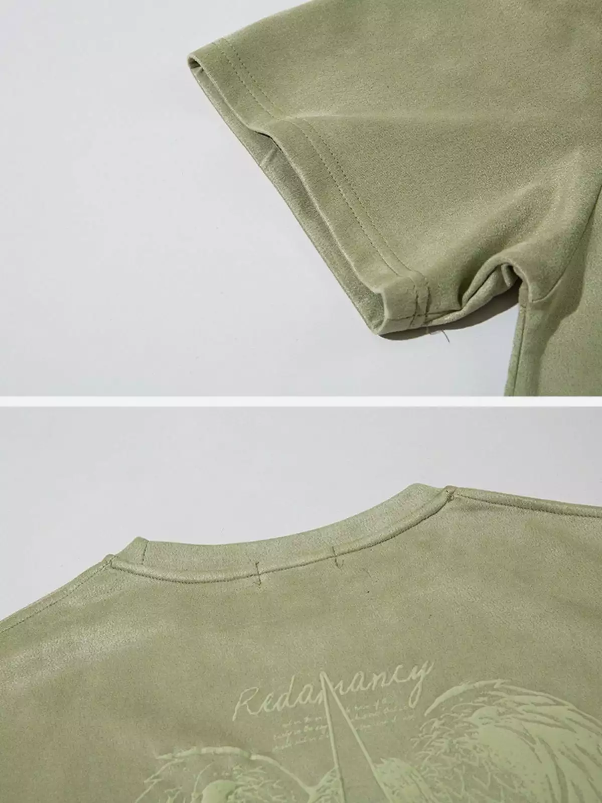 Nevstudio NEV Wings Print Suede Tee 9 Nevstudio NEV Wings Print Suede Tee - Image 7