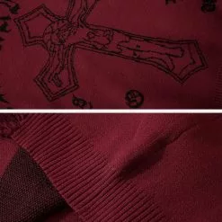Nevstudio NEV Gothic Cross Alphabet Sweater -Outlet Sweaters Store jpeg 06c880a1 fe03 443f 9c55 620ea96b3623