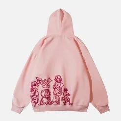 Nevstudio NEV Cartoon Line Character Print Hoodie -Outlet Sweaters Store jpeg 07ebef17 9f53 464e 9036 7912bffda005