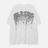 Nevstudio NEV Gradient Pattern Printing Tee
