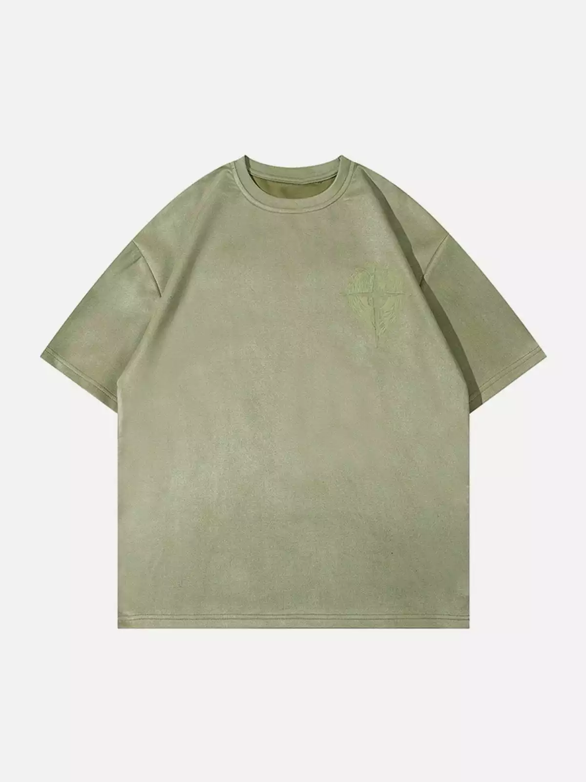 Nevstudio NEV Wings Print Suede Tee 3 Nevstudio NEV Wings Print Suede Tee