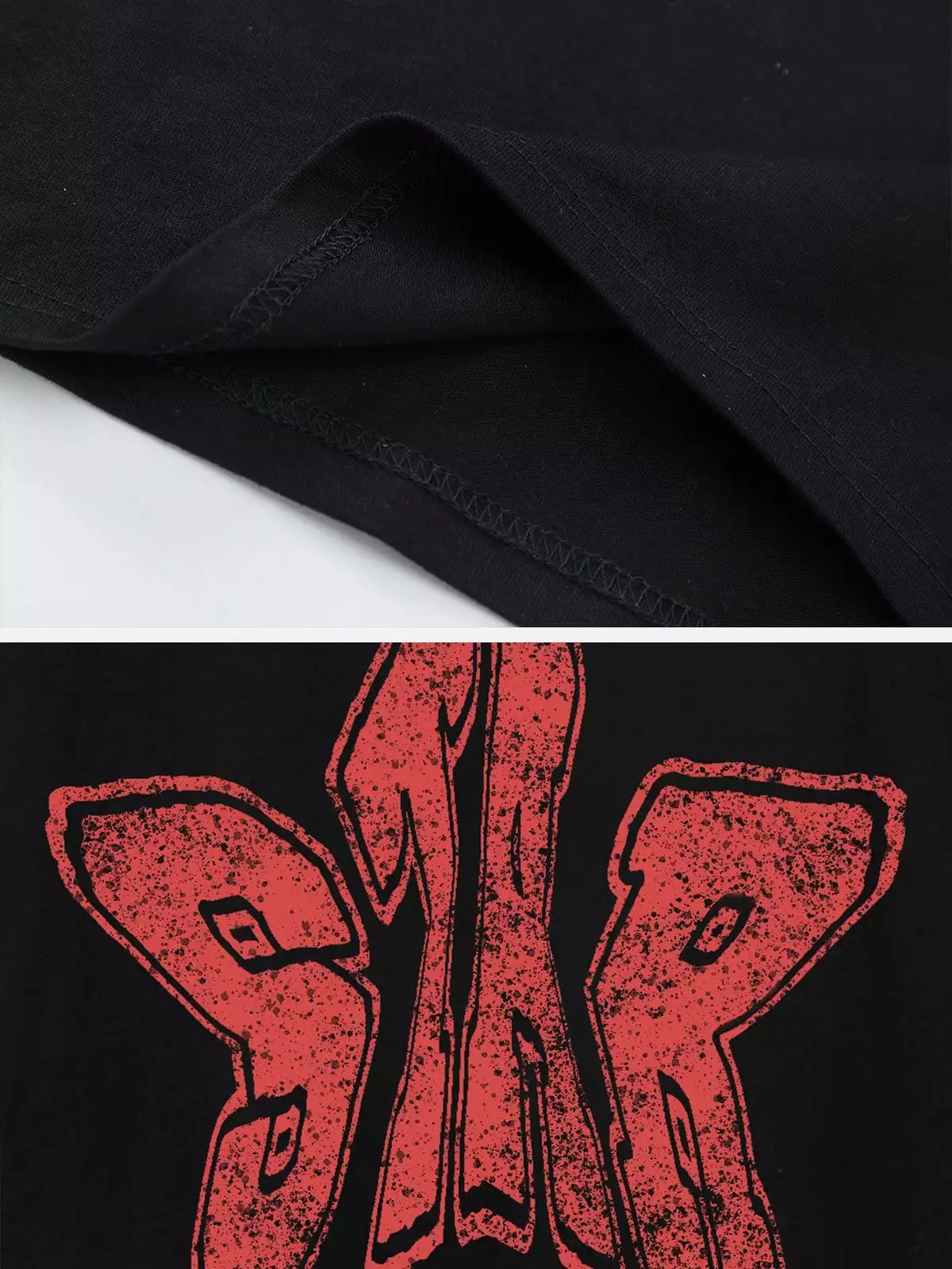 Nevstudio NEV Letters Star Detachable Sleeve Tee 7 Nevstudio NEV Letters Star Detachable Sleeve Tee - Image 5