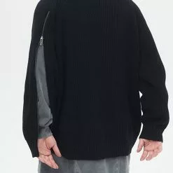 Nevstudio NEV Asymmetric Zipper Design Sweater -Outlet Sweaters Store jpeg 1f3bda37 93d7 43fe 9d51 5f63b231ab2c