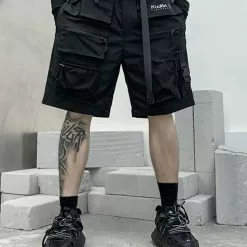Nevstudio NEV Zip Up Pockets Cargo Shorts