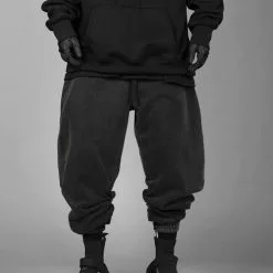 Nevstudio NEV Solid Color Drawstring Pants