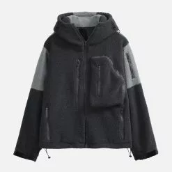Nevstudio NEV Big Pockets Multi Zip Up Winter Coat