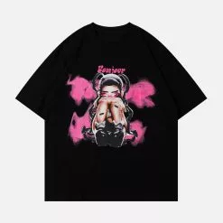 Outlet Sweaters Store 19 Nevstudio NEV Cartoon Little Girl Print Tee