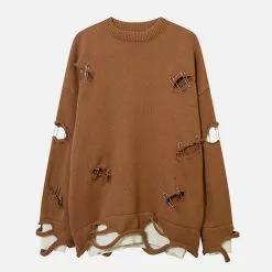 Nevstudio NEV Ripped Pins Hole Sweater -Outlet Sweaters Store jpeg 2dc182be 97dc 4e88 aa70 087af8f8dc73