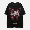 Nevstudio NEV Washed Dark Butterfly Graphic Tee