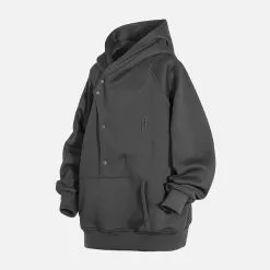 Nevstudio NEV Irregular Button Hoodie -Outlet Sweaters Store jpeg 362423e4 4f5c 4aa7 a615 026453f17601