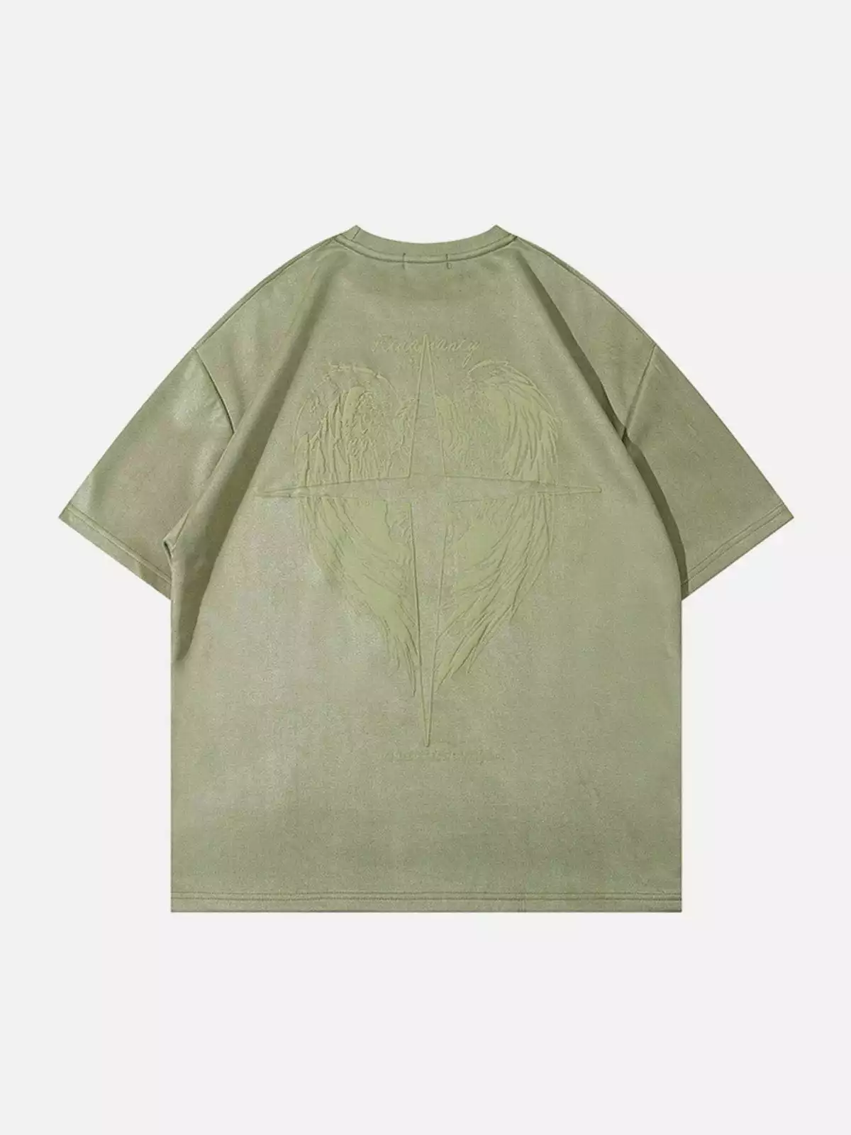 Nevstudio NEV Wings Print Suede Tee 4 Nevstudio NEV Wings Print Suede Tee - Image 2