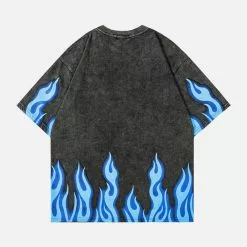 Outlet Sweaters Store 17 Nevstudio NEV Washed Flame Printed Tee