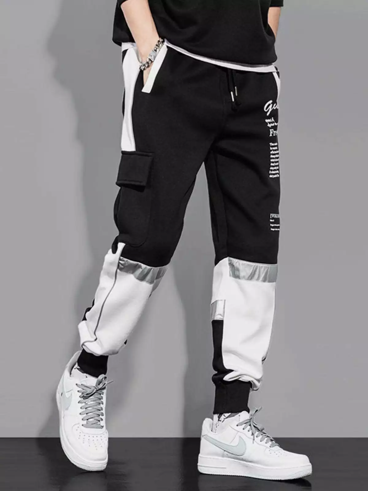 Nevstudio NEV Patchwork Reflective Pants 5 Nevstudio NEV Patchwork Reflective Pants - Image 3