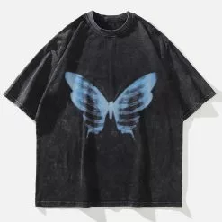 Nevstudio NEV Bone Butterfly Washed Graphic Tee