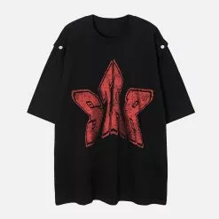Nevstudio NEV Letters Star Detachable Sleeve Tee 10 Nevstudio NEV Letters Star Detachable Sleeve Tee -Outlet Sweaters Store jpeg 66a6a6e8 6a38 490d b1e1 5e9afb7c0013