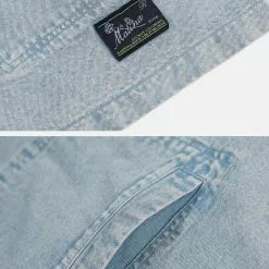 Nevstudio NEV Solid Color Pocket Washed Denim Tee -Outlet Sweaters Store jpeg 68071381 541c 4815 8311 85320201413d