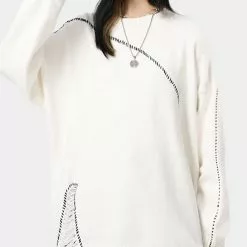 Nevstudio NEV Bright Line Ripped Knitted Sweater -Outlet Sweaters Store jpeg 720x 1bbb4d3f 6df5 4c22 a3fb c4f1137017cb