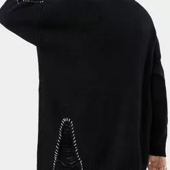 Nevstudio NEV Bright Line Ripped Knitted Sweater -Outlet Sweaters Store jpeg 720x 3f536a0a 6888 4d73 bc56 beee40933af4