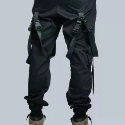 Nevstudio NEV Combat Techwear Ribbons Buckle Cargo Pants -Outlet Sweaters Store jpeg 720x 8fc826b8 11db 40c2 9af5 ce95e90f0125